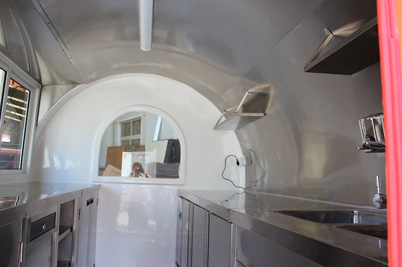 Yieson Full Customized Food Trailer mobile deep fryer cart Used For Low Cost Business Widely Used Trailer Made In China