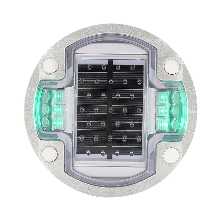 Blinking or constant working aluminium solar led hewavy duty cat eye reflective studs road marks for road safety