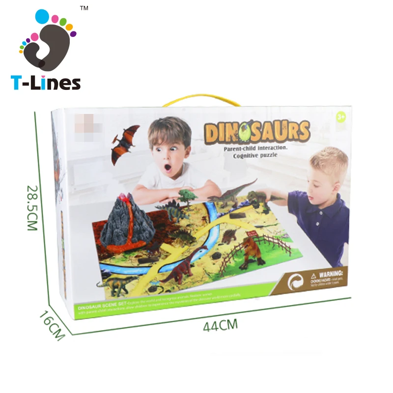 Popular Items Educational Realistic Small Dino Plastic Model Dinosaur Play-set Toys Figure Board Game For Kids