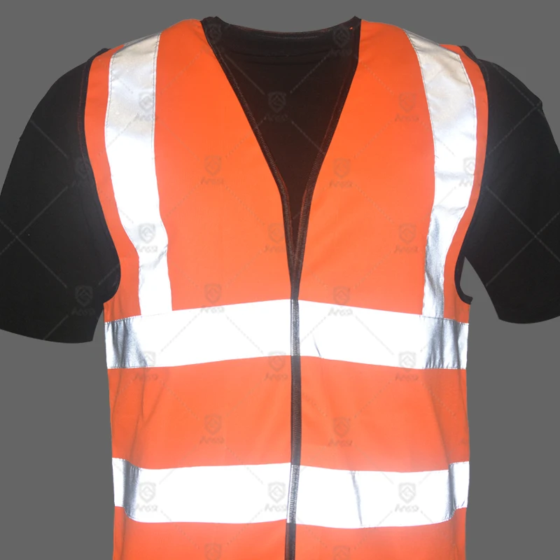 Reflective Logo Customized Hot Sale Multiple Security Workwear Hi Vis Reflective Vest Multi Pockets Workwear Vest