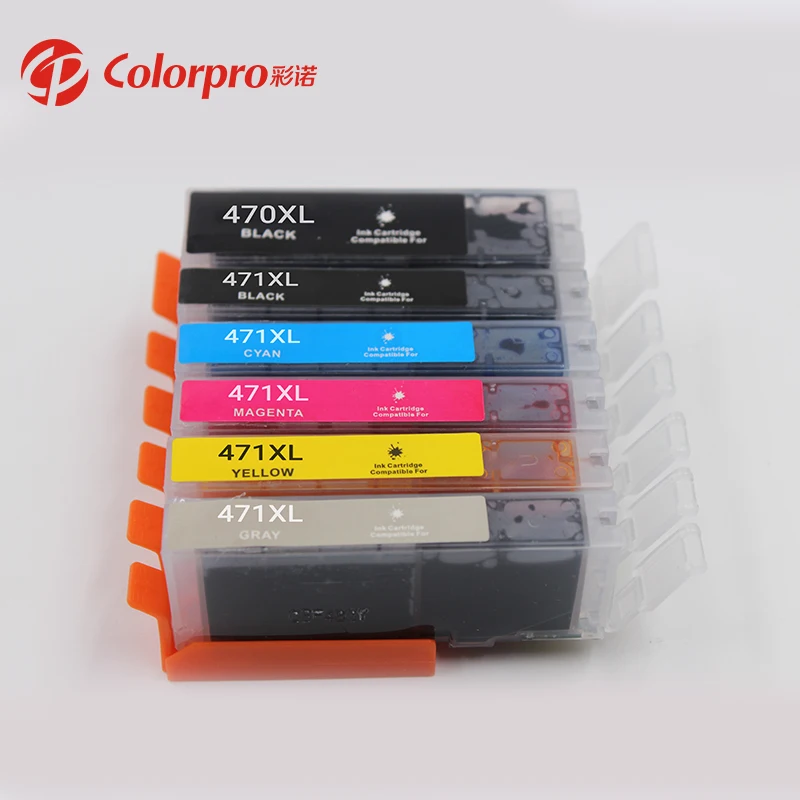 For TS5040 TS6040 TS8040 TS9040 printer PGI-470 CLI-471compatible ink cartridge with one time chip