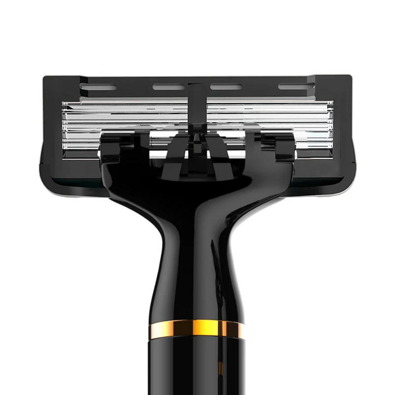 Magnet Manual Shaving Razor with 6 Blades customized color available