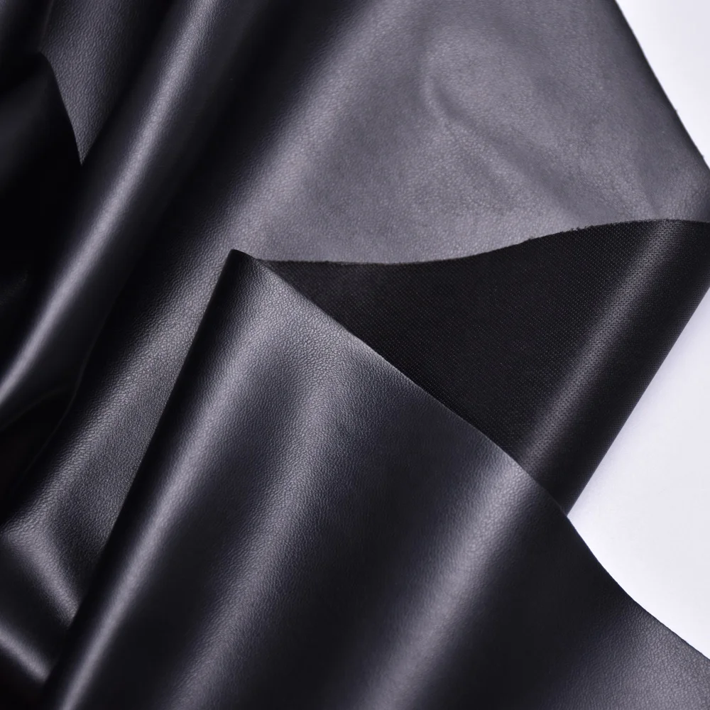 Cheap artificial leather Garments Synthetic Leather fabric Clothing Pu  Leather fabrics For Garments/pants
