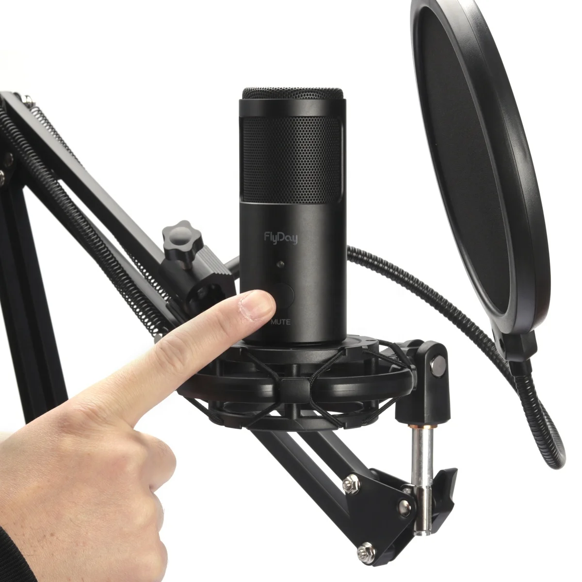 OEM Factory Wholesale New Product OEM Support USB Condenser Microphone USB Microphone Array Streaming Gaming Microphone