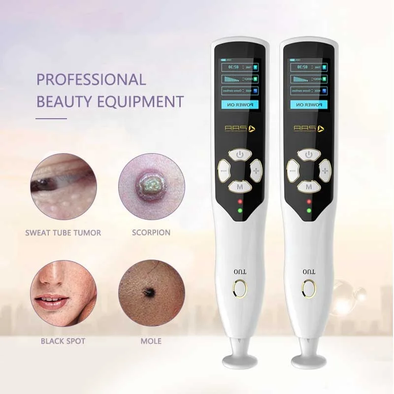 2 in 1 New Arrival USB Rechargeable Ozone Skin Rejuvenation Face Lifting Plasma Point Pen for Mole Dark Spot Removal