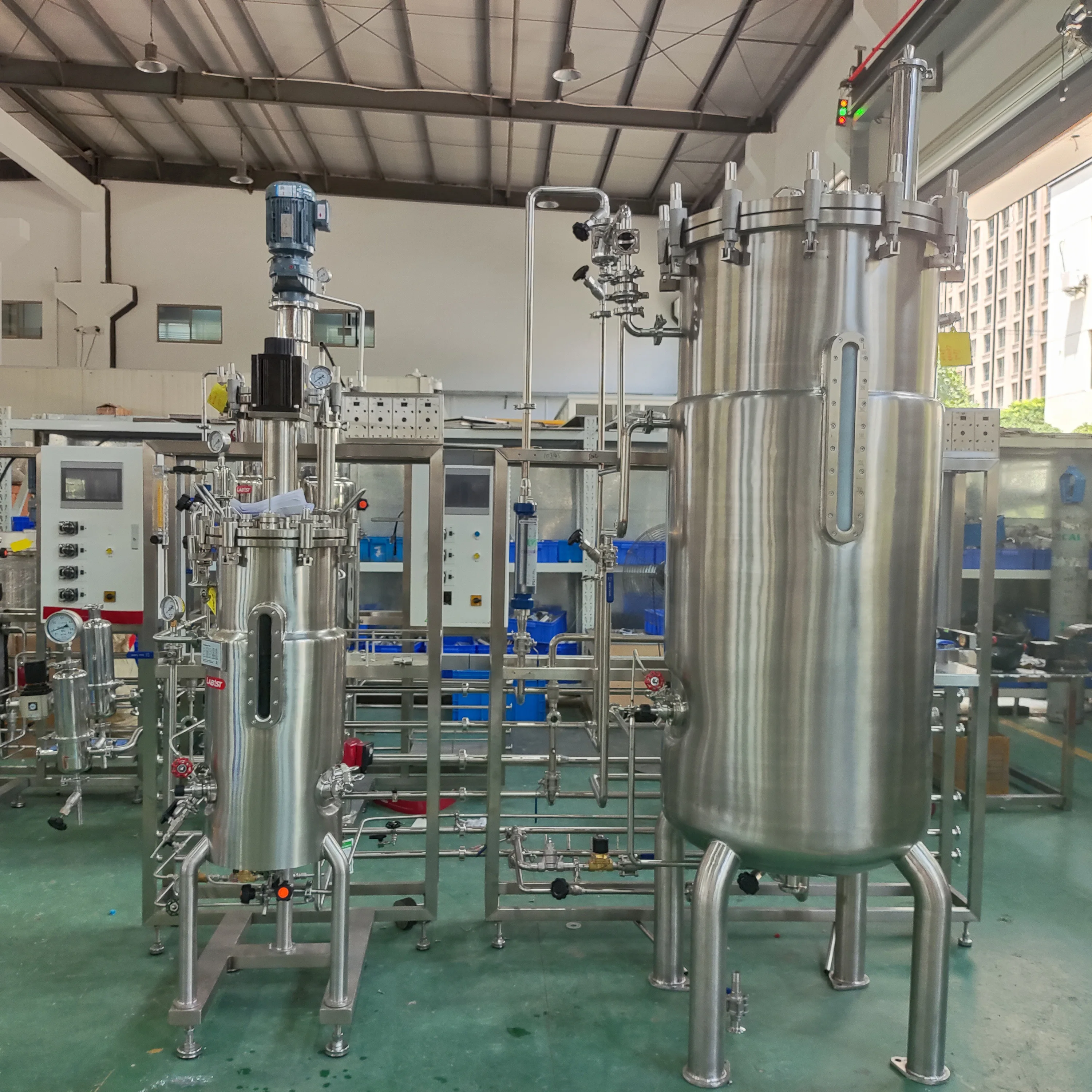 Завод Lab1st Source, настраиваемый биореактор для культивирования клеток из нержавеющей стали, 100 л, 200 л