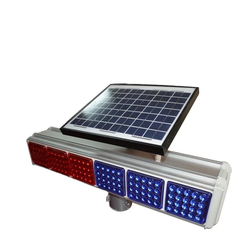 Solar Traffic Flash Led Warning Strobe Light Road Safety Car Emergency Flashing Strobe Warning Lamp Lights