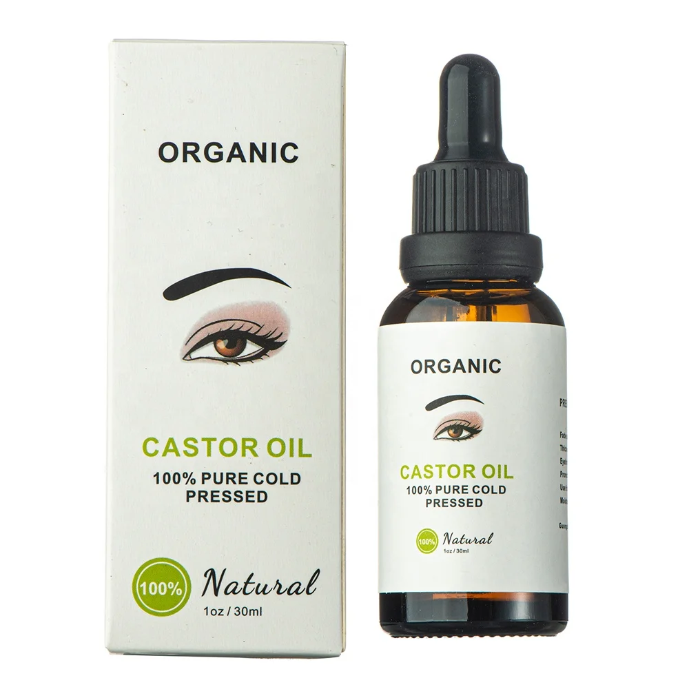 
OEM Golden Supplier Price Eyebrows Hair Growth Pure Organic Jamaican Black Castor Oil 