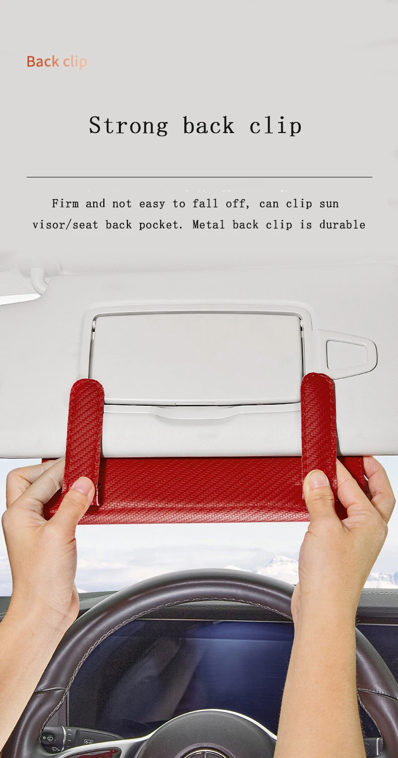 Advanced Sense Carbon Fiber Car Tissue Box Car Sunshade Seat Back Armrest Paper Box Interior Decoration Supplies