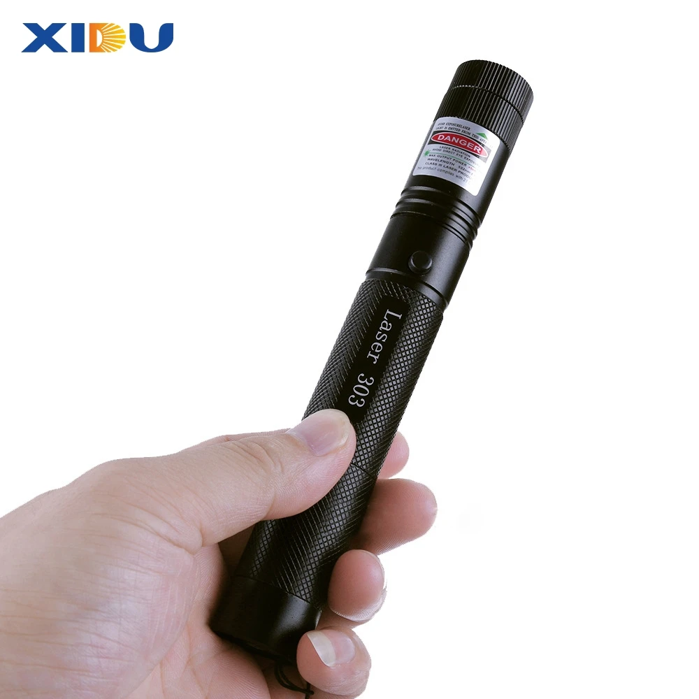 XIDU Green Laser Sight 303 Pointer High Powerful Device Adjustable Focus Lazer laser Pen Head Burning Match laser pointer pen