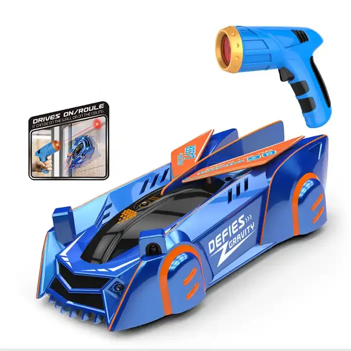 Flytec Stunt drift RC car anti-gravity tracking light induction   infrared laser tracking ceiling wall climbing RC Car