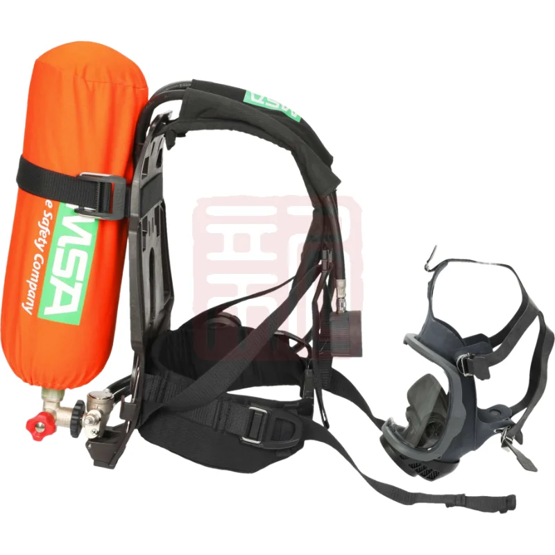 AX2300 10240486 SCBA MSA Small Fibreglass Gas Cylinder Carbon Fiber SCBA MSA SCBA With Pressure Gauge