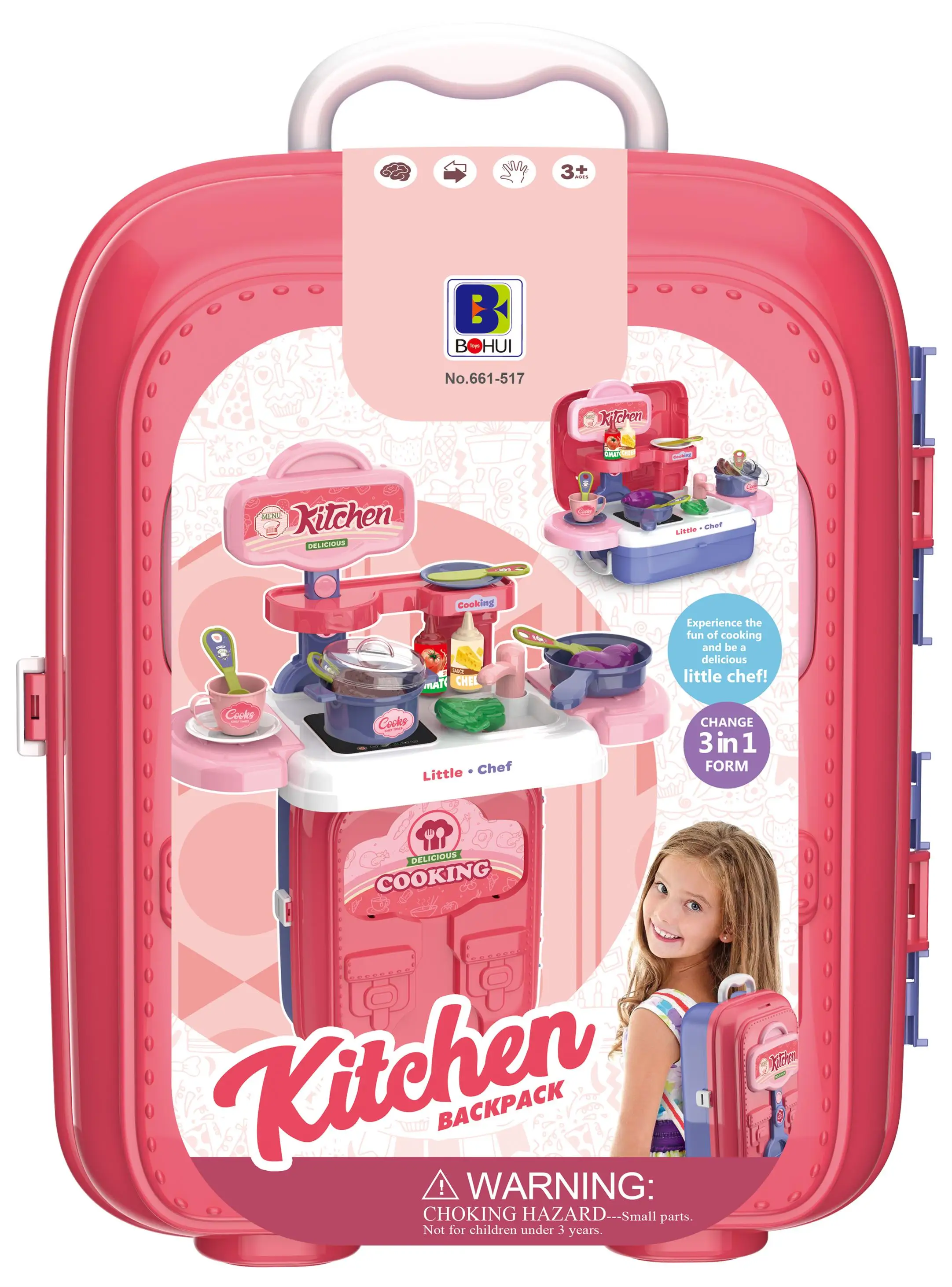 New Pretend Play Girl Cooking Game Kitchen Set Toys For Child DIY Toys Educational Kids Plastic Kitchen Toys