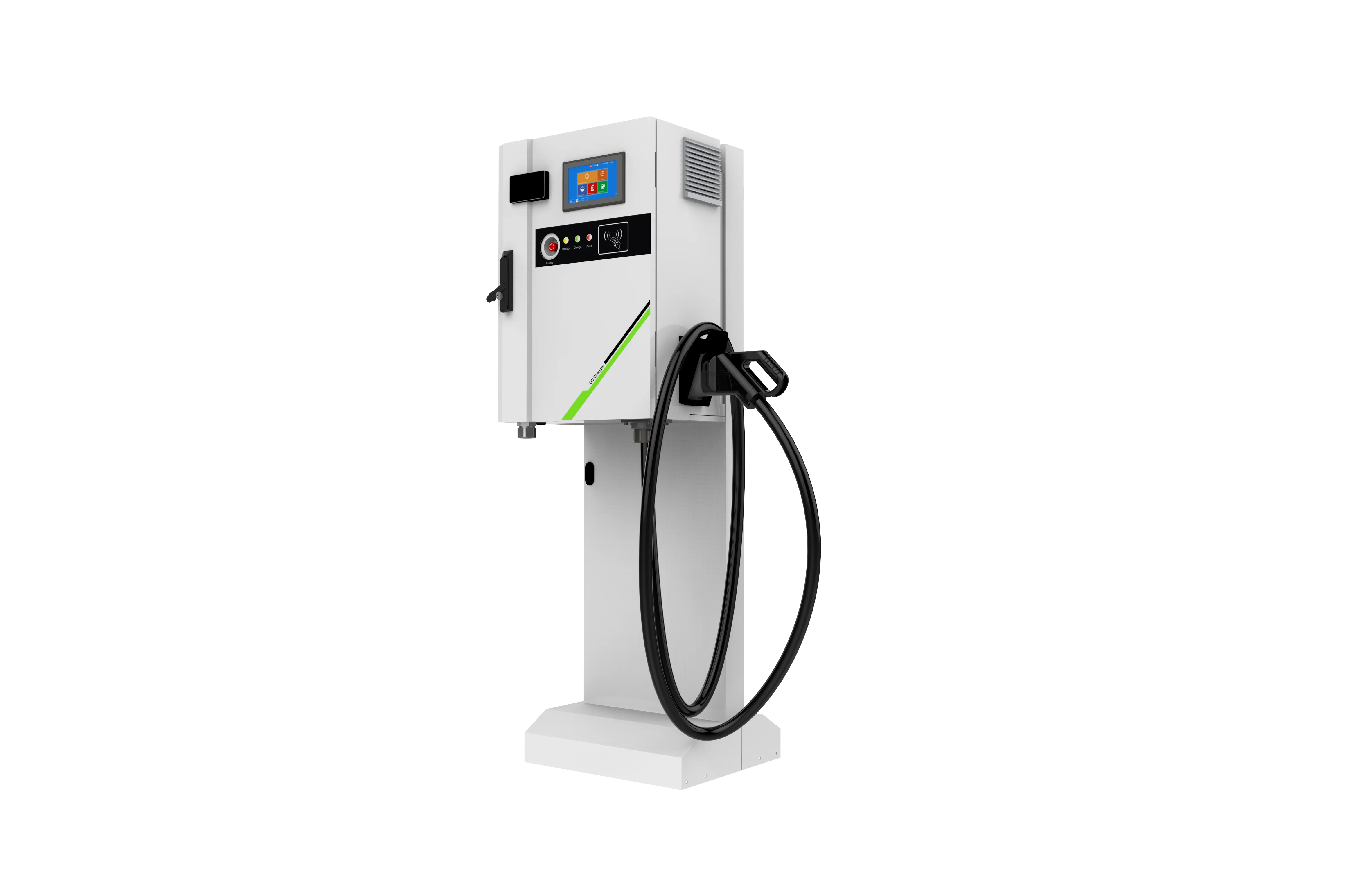 Hiconics 30 кВт DC быстрое зарядное устройство OCPP EV зарядная станция с разъемами CCS и CHAdeMO
