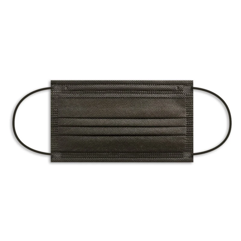 
Одноразовая черная маска ffp3 3-слойная Нетканая стерильная маска для лица с ушной петлей 