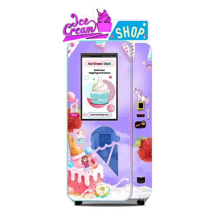 Industrial Electric Ice Cream  Maker Automatic Filling Ice Cream Making Machine