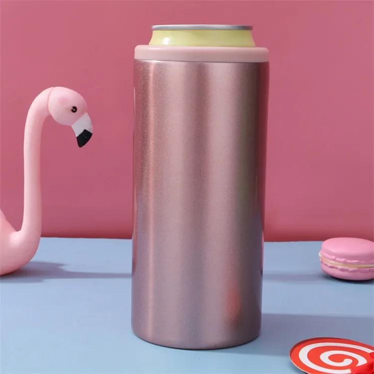 Stainless Steel Cola Can 12Oz Portable Straight Body Insulation Cup Outdoor Thermos Sip Cups