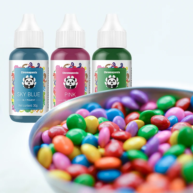 Chromapanda Hot Sale Oil Soluble Pigment Food Color Pigments with Best Samples For Chocolate Decorations Customizable