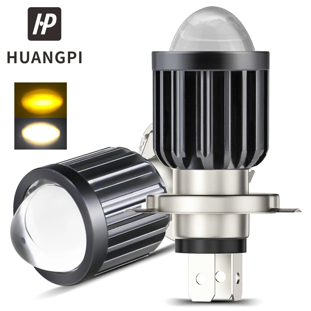 
Super bright Dual Color High Low Beam Motorcycle Lighting System Mini 20W Auxiliary Fog Light,H4 H6 Led Motorcycle headlight 