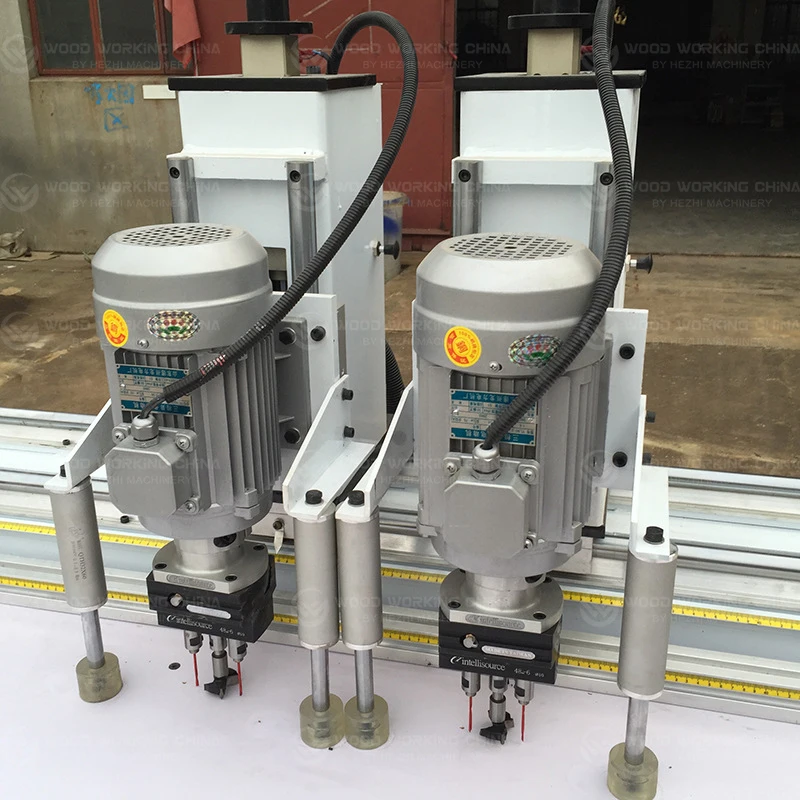 Cheap Price Small Double Head Horizontal Woodworking Drilling Vertical Hinge Hole Boring Machine