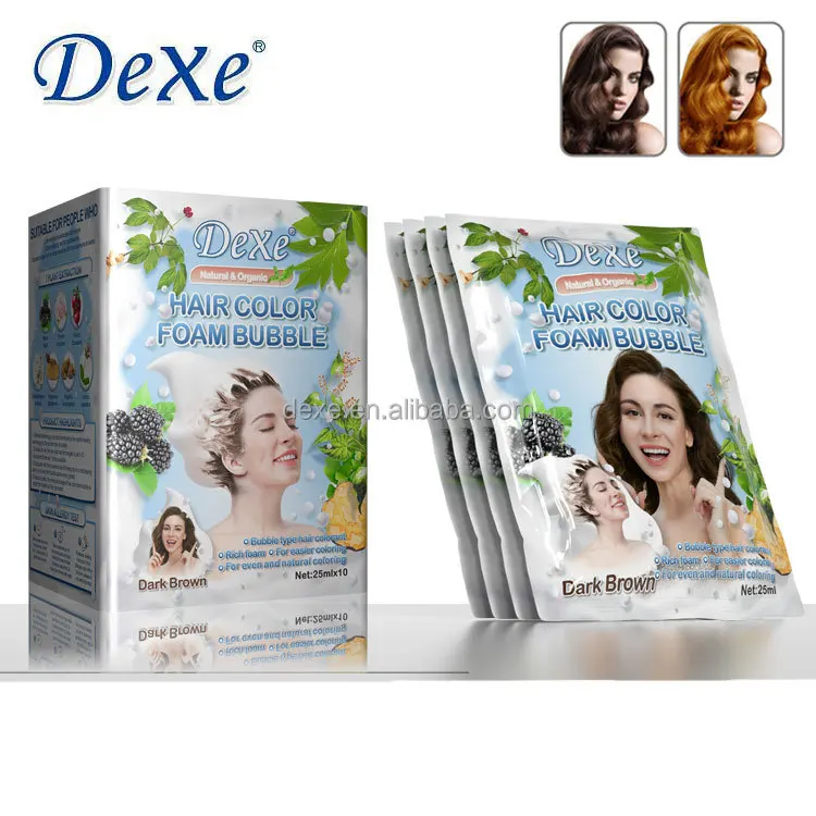 Professional Wholesale Natural Care Henna Hair Color Treated Hair Dye Darkening Shampoo