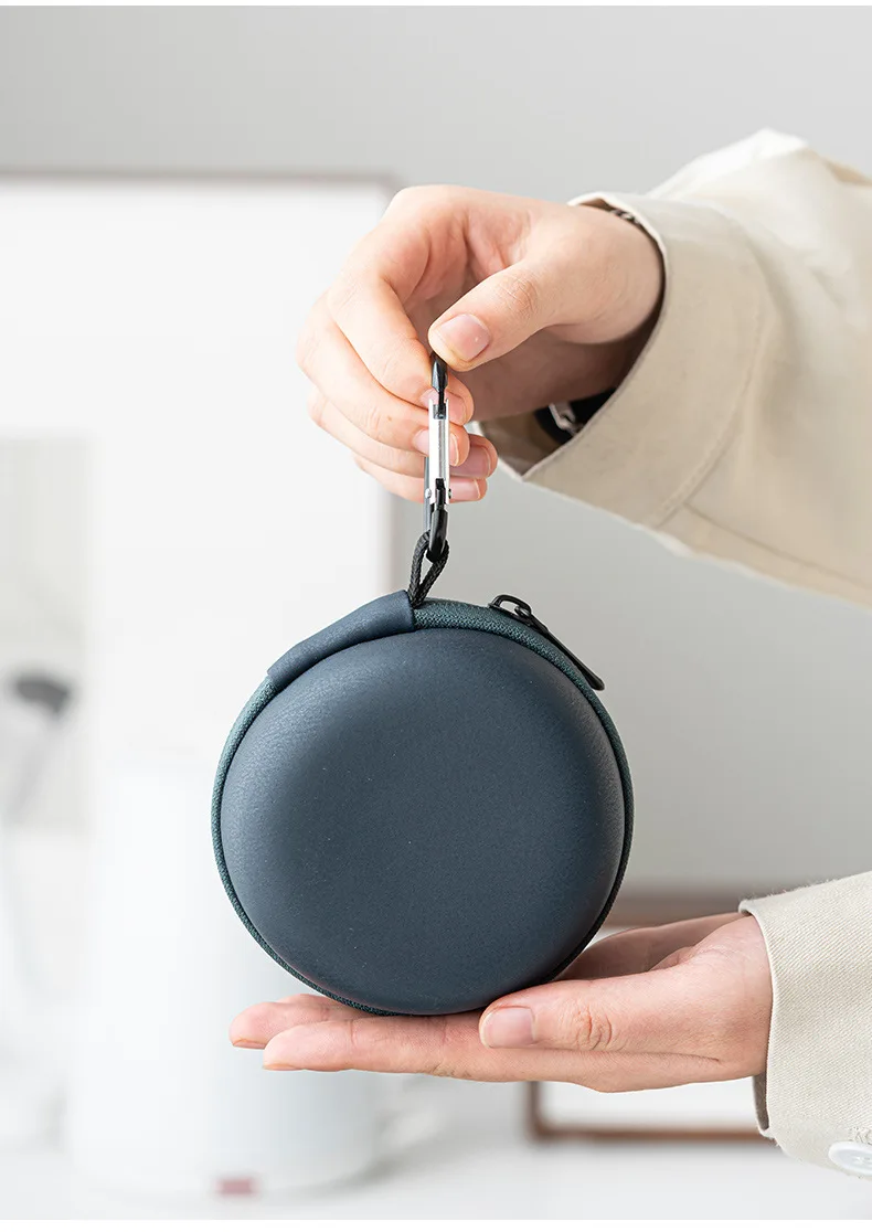 210Ml 7Oz White Ceramic Coffee Mug And Tea Infuser Travel Tea Set With Lid And Steeper With Lid Wooden Knob