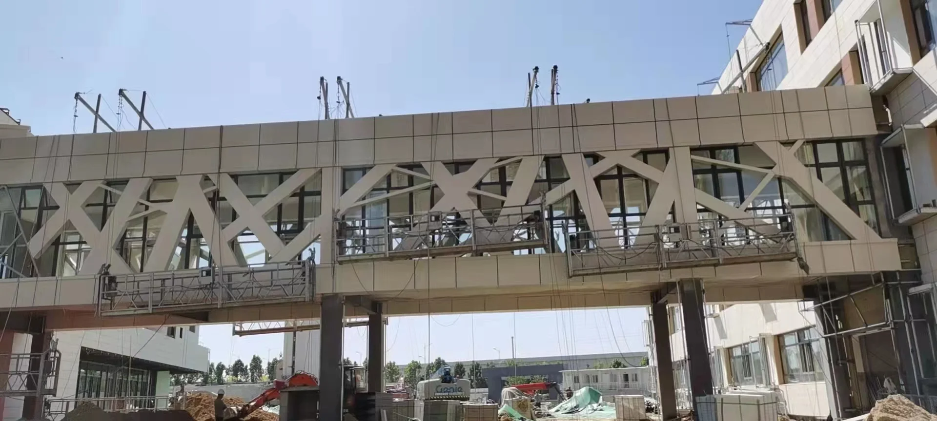 Custom Shaped aluminum veneer decorative wall perforated shape curtain wall