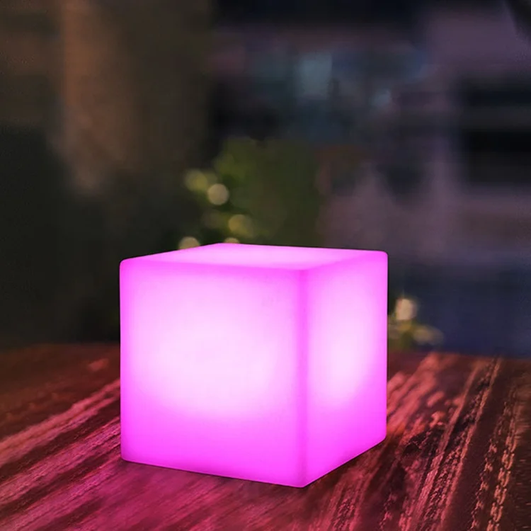 LED Cube Lights with Remote Control,Mood Lamp,USB Beside Desk Lamp