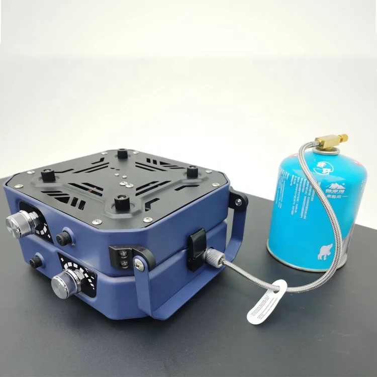 New Style Two Burner Folding Gas Stove Portable Camping Outdoor Gas Stove Hiking Portable Foldable Camping Stove