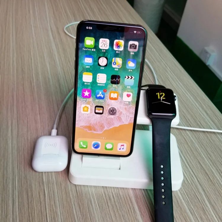 
Earphones Charging Dock station Wireless Charging Battery box Charger For Apple Airpod charger case 