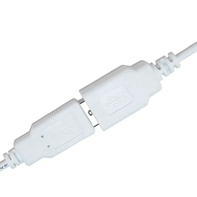 Custom 1m 2m 3m White USB A Male to Open End Tinned Wire Breakout Extension Cable