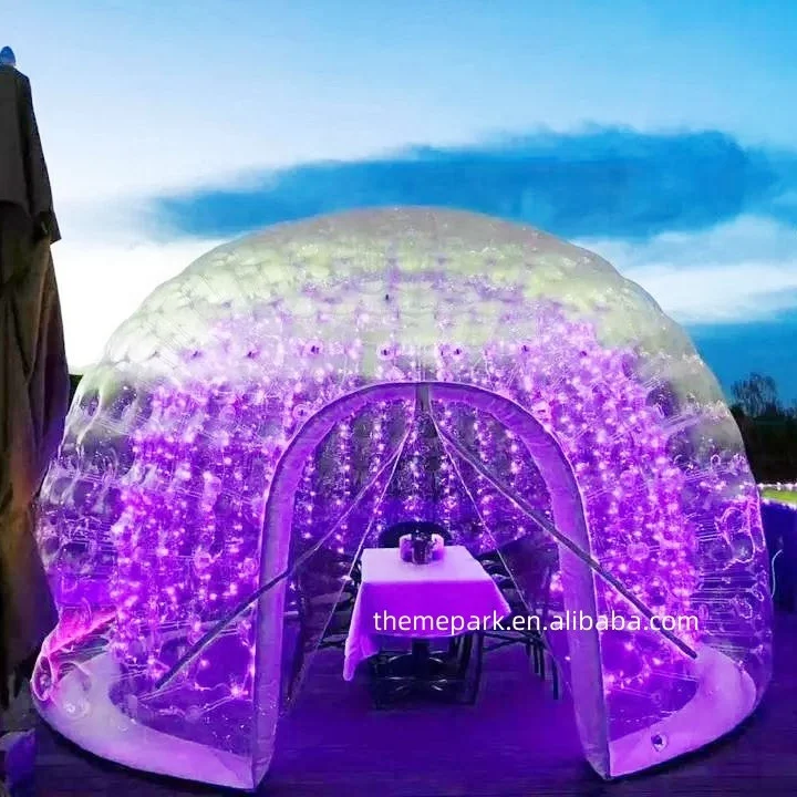 Inflatable Crystal Transparent camping tent inflatable bubble tent Inflatable Bubble Dome  Round Tent