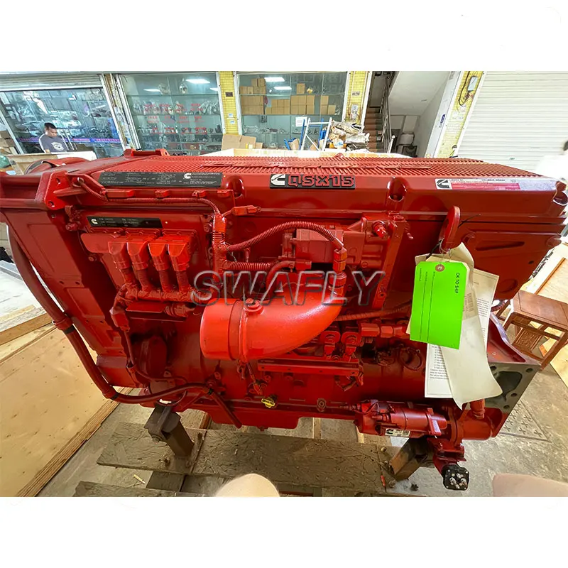 Новый дизельный двигатель SWAFLY QSX15 в сборе для Cummins 540HP 2100 об/мин