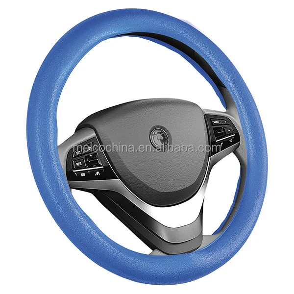 MELCO Low MOQ High quality Pink Black Plastic steering wheel protector Rubber Resin car silicone steering wheel case cover