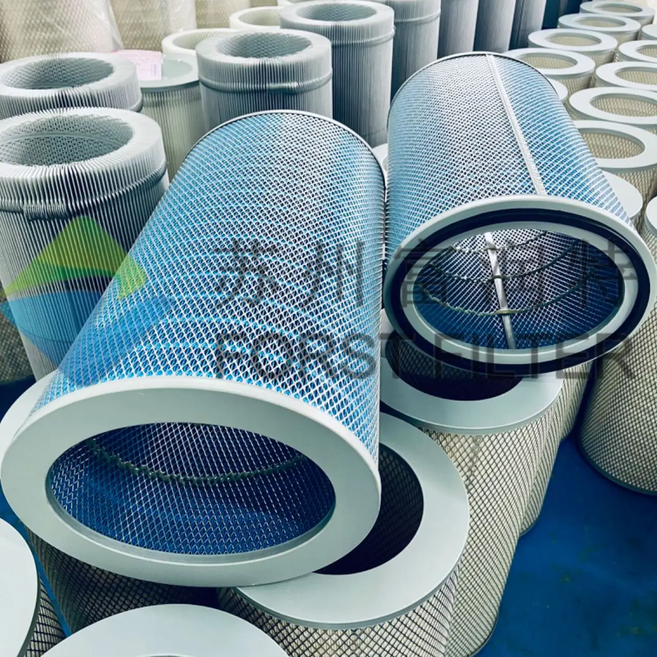 Hepa Air Filter Media Purifier Element Price For Purifier Intake FORST Blue Nano Oval High strength Low running resistance