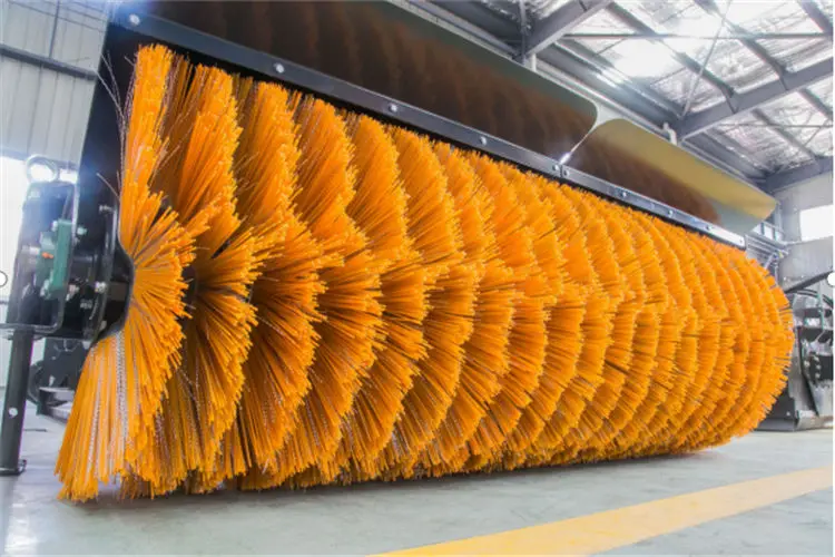XCMG 0201 snow sweeper brushing machine brush sweeper for skid steer