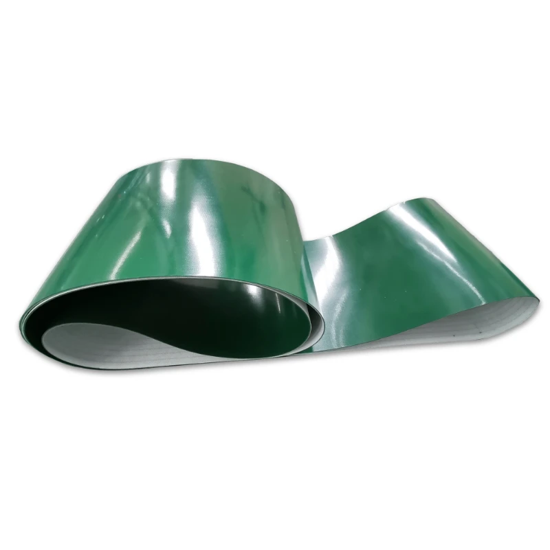 small portable pvc green conveyor belt manufacturer for sale