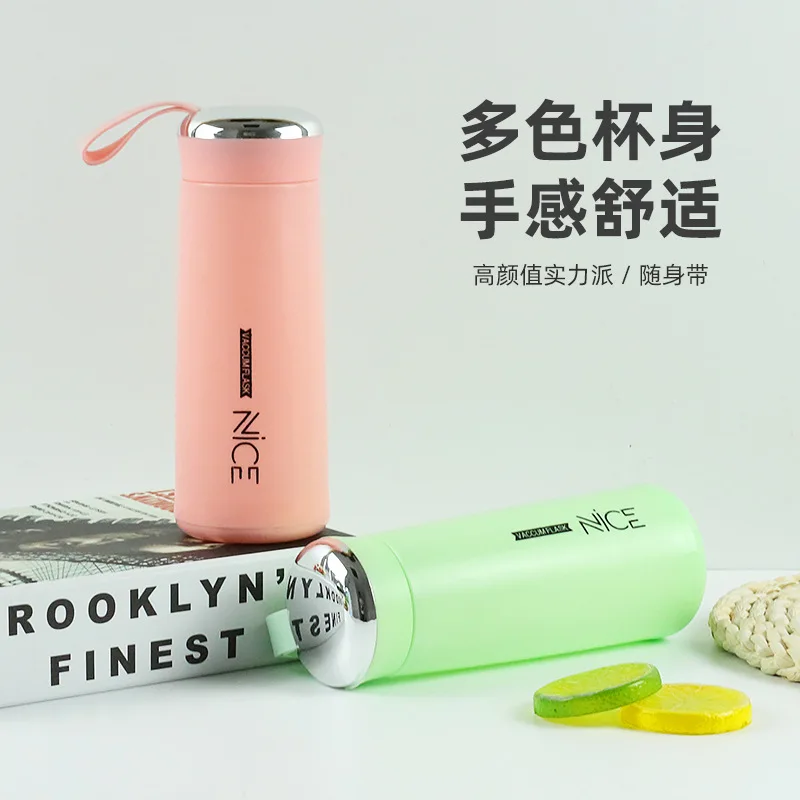 Hot Selling 2024 New Nice Water Cup Bottle Nice Plastic Glass Cup Cute Student Tumbler Promotion Gift Cup Printed Logo Bottle