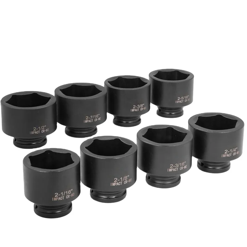 Tool Set Chrome Vanadium 3/4 Inch 8pcs Deep Sae Impact Socket