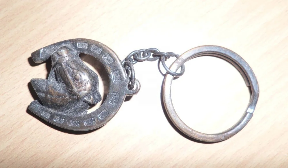 Antique Metal Horse Shoe Key Chain Alloy Metal