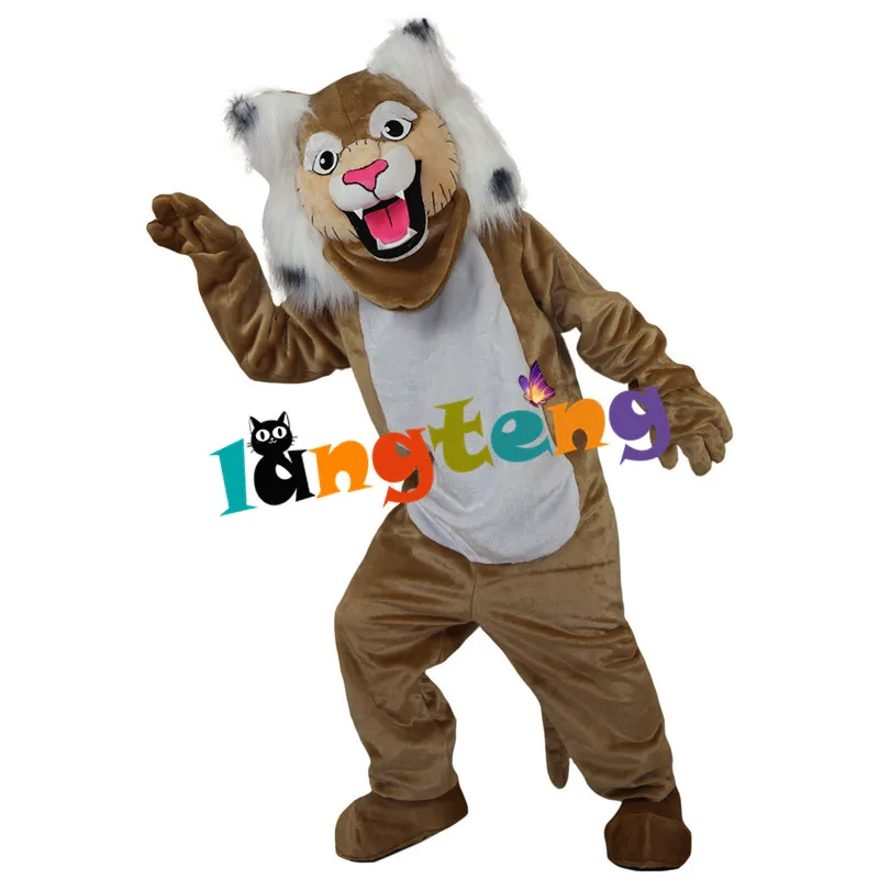 857 Cartoon Halloween Cosplay Party Christmas  Carnival Apparel Wildcat Stray Cat Hare Racoon Mascot Costumes