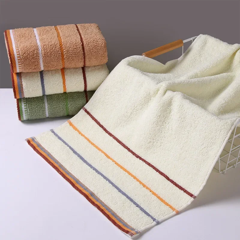 100% Cotton Bathroom Hand Towel Thickened Face Hair Towels Bathroom Adults Hotel Travel   Water Absorption