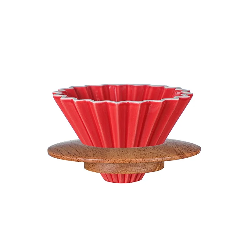 Керамический многоразовый фильтр для кофе капельница чашка-фильтр ручной работы оригами