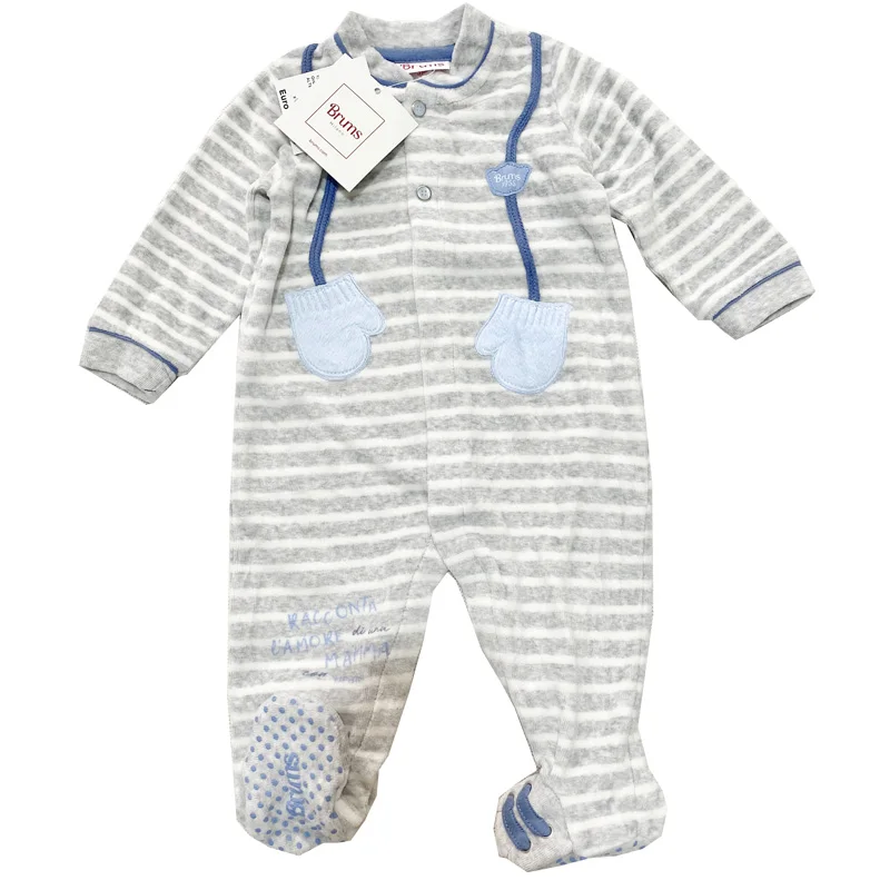 Wholesale Mixed New Born Velvet Infant Baby Boys Girls stock lots Rompers Sleepsuits Frogsuits