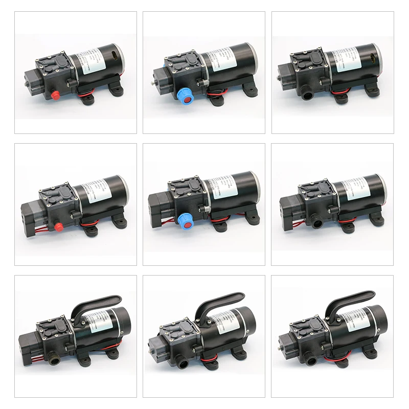 160PSI 8L/min 12V24V water circulation mini electric high pressure automatic pressure control smart car wash water pump