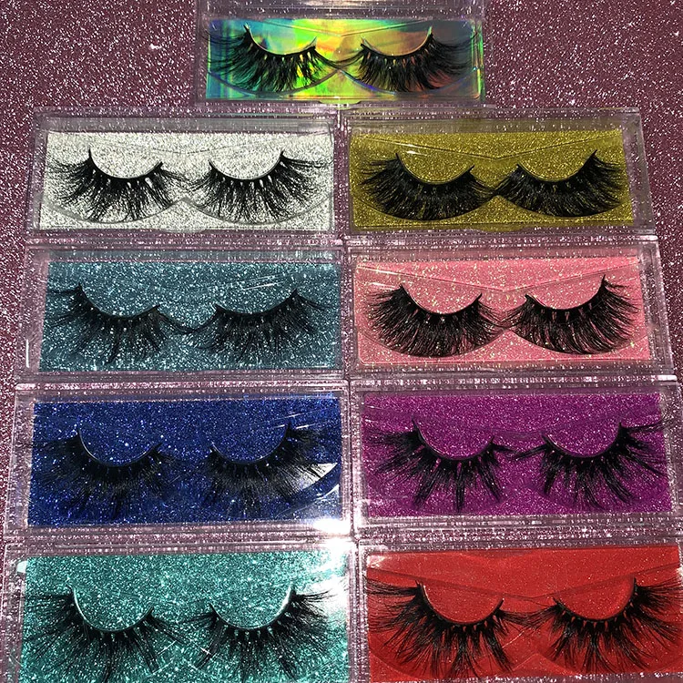 Wholesale Individual Eyelashes 3D Mink lashes Customized eyelash packaging
