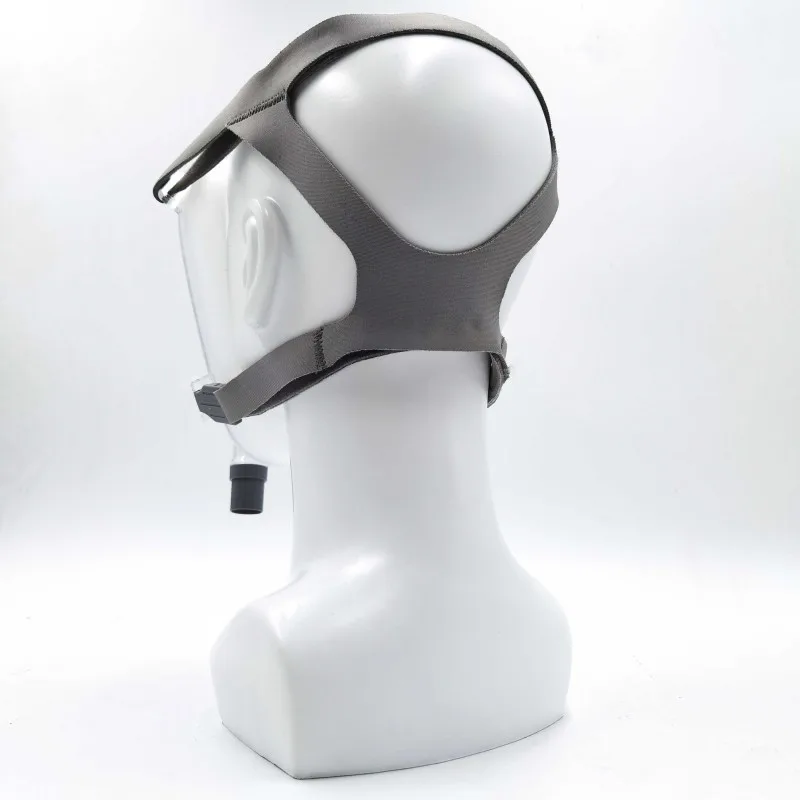 Factory Price High quality LSR Rubber Silicone Total Full Face Mask for CPAP with Headgear