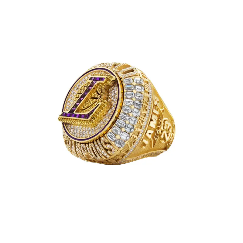 Custom Removable flip ring 2020 N-B-A Los Angeles Lakers LA James Replicated Basketball Championship Ring