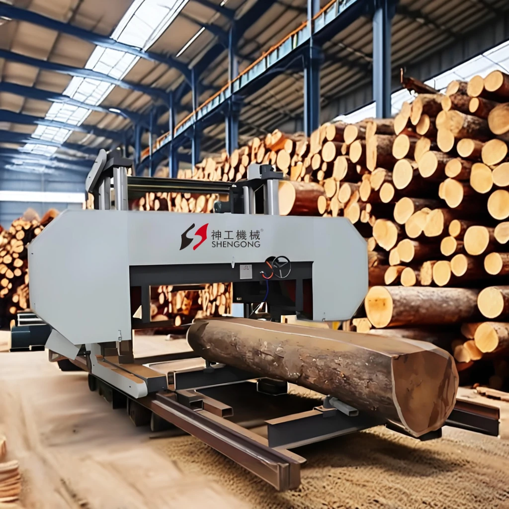 Factory Direct Sales Forestry Machinery Best Price Heavy-Duty Automatic Horizontal Portable Band Sawmill Machine