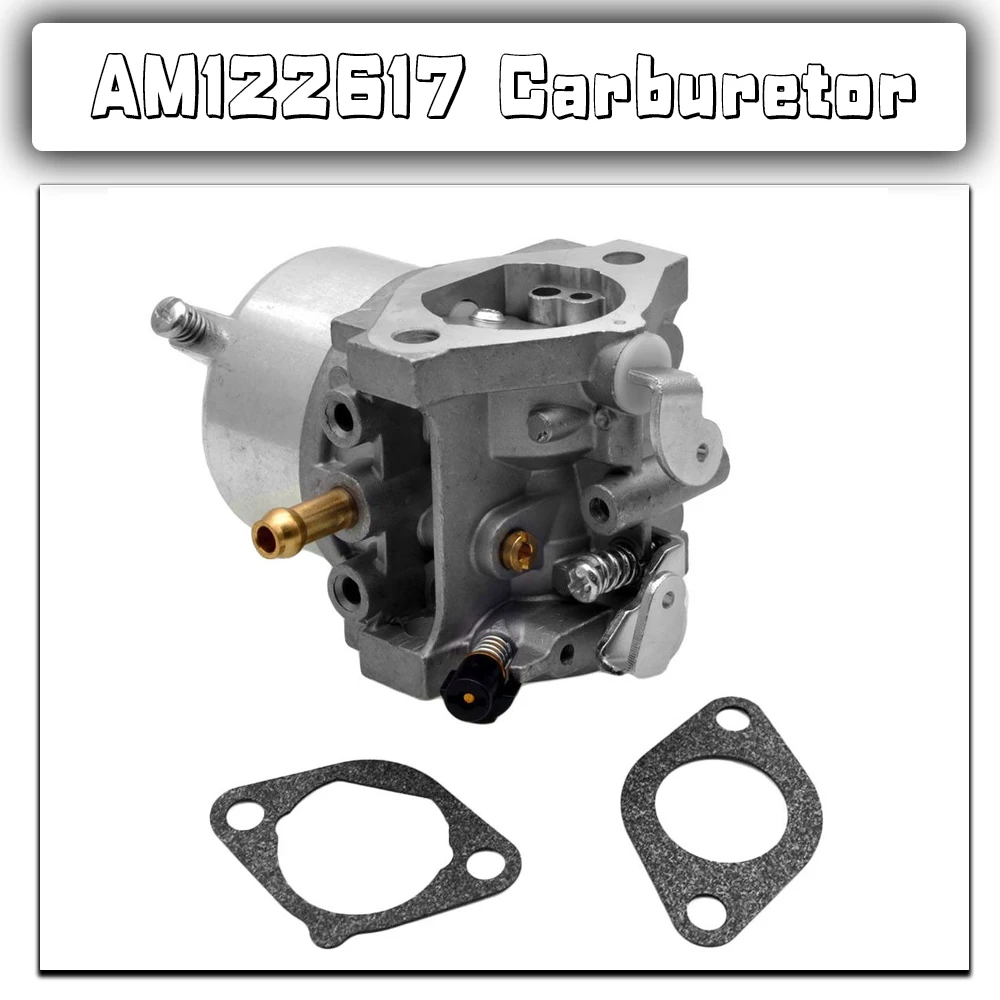 AM122617 Carburetor Lawn Mower Carb Lawn Tractor Fuel System Replacement for JOHN DEERE 285 320 345 w/ Engine Kawasaki FD590V